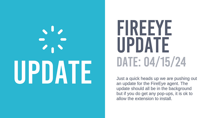 Computer update message