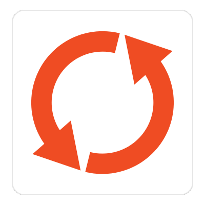Icon that represents easy updates.